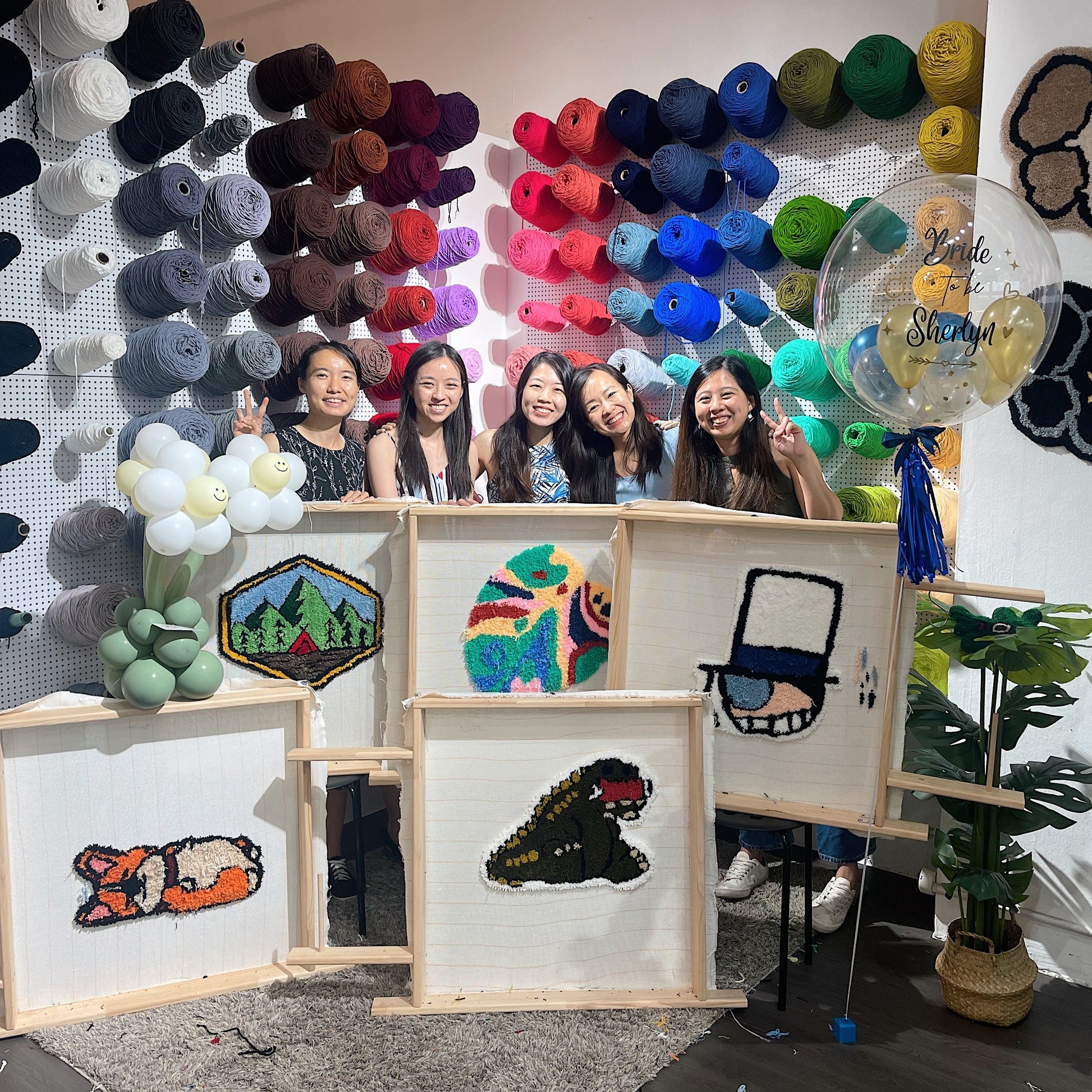 HelloRugsSG - Single Frame Tufting Workshop (2.5hrs)