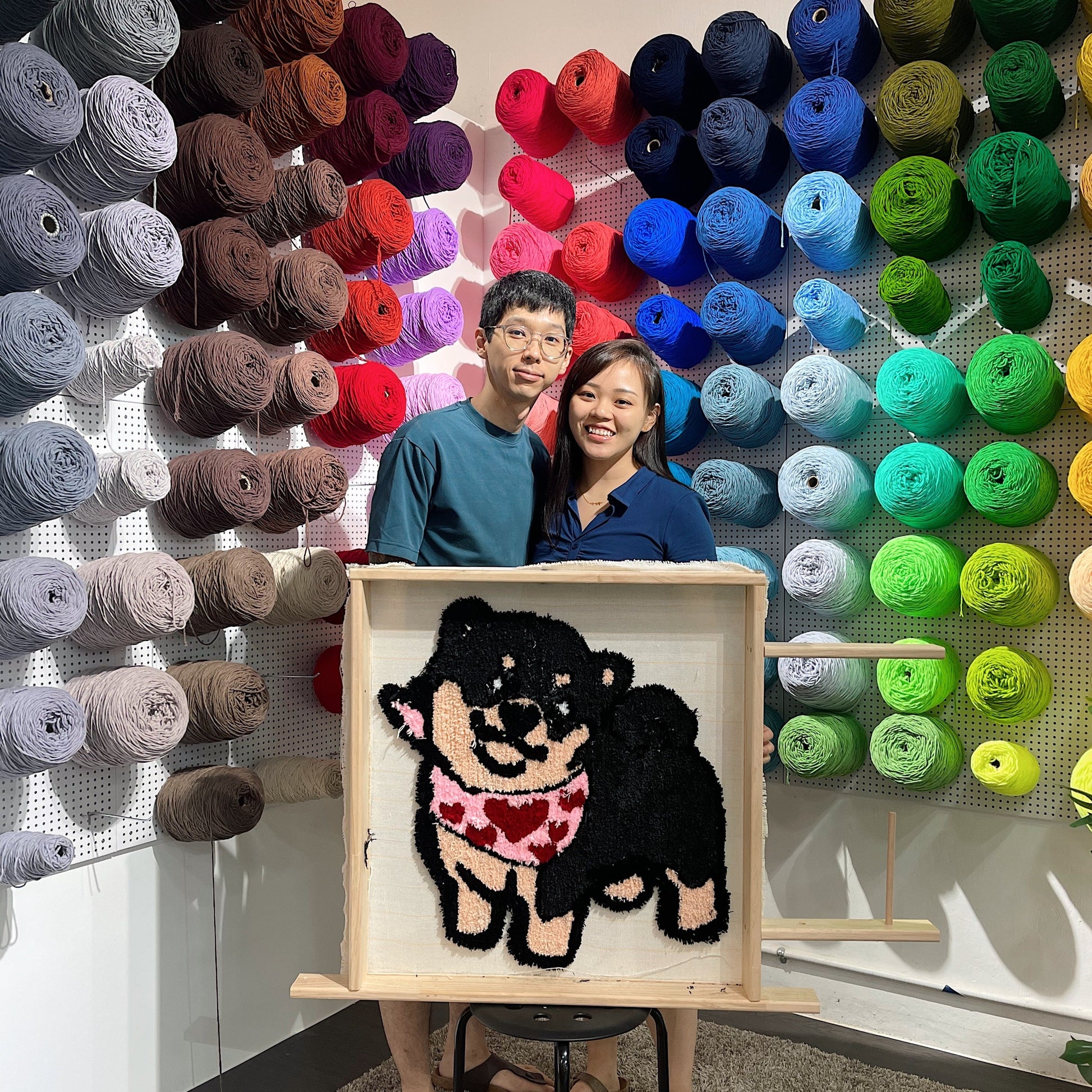 HelloRugsSG - Sharing Frame Tufting Workshop (70*70cm)